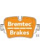 Bremtec Evolve Hybrid-Carbon Brake Pad