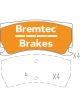 Bremtec Evolve Hybrid-Carbon Brake Pad