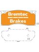 Bremtec Evolve Hybrid-Carbon Brake Pad
