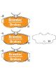 Bremtec Evolve Hybrid-Carbon Brake Pad