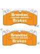 Bremtec Evolve Hybrid-Carbon Brake Pad