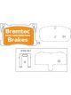 Bremtec Pro-Series Brake Pad