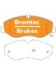 Bremtec Euroline Ceramic Brake Pad