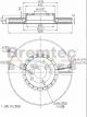 Bremtec Euroline High-Grade Brake Rotor