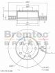 Bremtec Euroline Brake Rotor