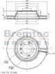 Bremtec Euroline Brake Rotor