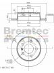 Bremtec Euroline Brake Rotor