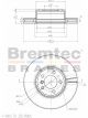 Bremtec Euroline Brake Rotor