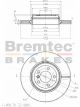 Bremtec Euroline Brake Rotor