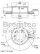 Bremtec Euroline Brake Rotor