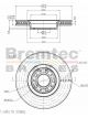 Bremtec Euroline Brake Rotor