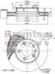 Bremtec Euroline High-Grade Right Brake Rotor