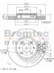 Bremtec Euroline Brake Rotor