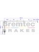 Bremtec Euroline Brake Wear Sensor