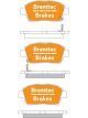 Bremtec Pro-Series Brake Pad