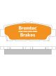 Bremtec Evolve Hybrid-Carbon Brake Pad
