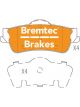 Bremtec Pro-Series Brake Pad