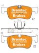 Bremtec Euroline Ceramic Brake Pad