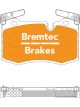 Bremtec Evolve Hybrid-Carbon Brake Pad