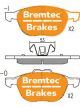 Bremtec Pro-Series Brake Pad