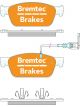 Bremtec Pro-Series Brake Pad