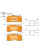 Bremtec Evolve Hybrid-Carbon Brake Pad