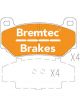 Bremtec Endure 4WD Brake Pad