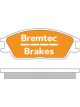 Bremtec Evolve Hybrid-Carbon Brake Pad