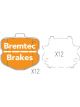 Bremtec Evolve Hybrid-Carbon Brake Pad