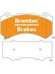 Bremtec Evolve Hybrid-Carbon Brake Pad