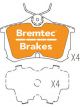 Bremtec Trade Line Brake Pad