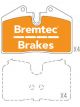 Bremtec Pro-Series Brake Pad