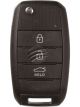 Aunger Ignition Key Flip 3 Button For Kia Rondo 13-16 Aftermarket