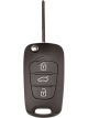 Aunger Ignition Key Flip 3 Button For Hyundai Accent 41579 Aftermarket