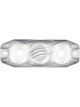 Autolamps White 3 Module LED Emergency Lamp 12/24V Flush Mount 25cm