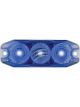 Autolamps Blue 3 Module LED Emergency Lamp 12/24V Flush Mount 25cm