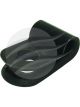 Jaylec Pack 25 Plastic P Clip 3.1mm 4.6mm Mounting Hole
