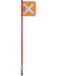 Jaylec LED Lightstick 1.2M 12V, Refl Flag, Half LED Strip, Q/R Base