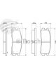 Bosch Brake Pad Rear Set Mitsubishi Rvr Pajero Galant Montero 3000Gt