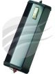 Britax Mirror Head Black West Coast Steel Hsg Flat Glass W/Mkr Lamp