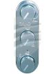 VintageAir Control Panel 32mm X 108mm Vertical Mount Polished
