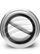 VintageAir Louvre Round Streamline Polished Alloy 2.875