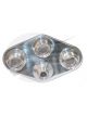 VintageAir Bulkhead Plate 4-Way Diamond A/C & Heater 44110 Mior