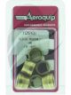 VintageAir Pack 6 8 Brass Olive Ferrule Packet Of 6