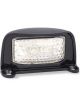 Autolamps LED Licence Plate Lamp 12/24V Black 40Cm Cable 76X41X27mm