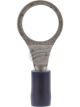 Jaylec Pack 10 Ring Terminal 10mm Insul Pvc Double Crimp Blue