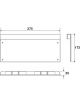 Autolamps Lamp Licence Plate Frame LED With 4 Leds. Bulk Packaging