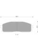 Bosch Brake Pad Rear Set