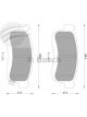 Bosch Brake Pad Front Set Daihatsu Sirion Copen Yrv Holden Cruze