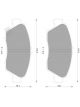 Bosch Brake Pad Front Set Honda Civic City Crv Crx Jazz Integra